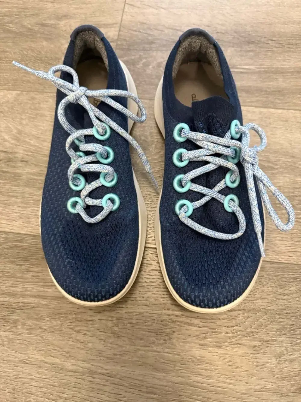 All birds blue sneakers running shoes size 9